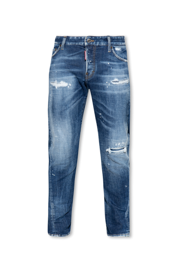 Blue 'Sexy Twist' jeans Dsquared2 - The Ditcher cropped jeans -  SchaferandweinerShops Canada
